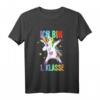 Kinder Ich bin 1. Klasse Einhorn Einschulung Mädchen T-Shirt - Süßes Schulanfangsgeschenk für Erstklässlerinnen