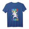Kinder Ich bin 1. Klasse Einhorn Einschulung Mädchen T-Shirt - Süßes Schulanfangsgeschenk für Erstklässlerinnen