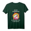 Kinder BYE BYE Kindergarten Einschulung Einhorn T-Shirt - Süßes Geschenk für Mädchen zur ersten Klasse mit Regenbogen, Sternen und Schultüte