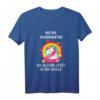 Kinder BYE BYE Kindergarten Einschulung Einhorn T-Shirt - Süßes Geschenk für Mädchen zur ersten Klasse mit Regenbogen, Sternen und Schultüte