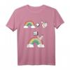 Einhorn Theodor Regenbogen T-Shirt für Kinder - NICI Design, klassisch geschnitten, doppelt genähter Saum
