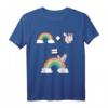 Einhorn Theodor Regenbogen T-Shirt für Kinder - NICI Design, klassisch geschnitten, doppelt genähter Saum