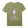 Damen 18. Geburtstag Party T-Shirt - Lustiges Einhorn mit Spruch '18 Jahre einzigartig legendär' für Frauen & Einhorn Liebhaberinnen