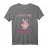 Zu fett für Ballett - Lustiges Einhorn Fett weg T-Shirt für Ballett- und Einhornliebhaber mit Humor