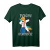 Grundschule Abschluss T-Shirt mit dabbing Einhorn – Cooles Geschenk zum Abschied für Mädchen und Jungen, perfekte Einschulungsgeschenk