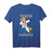 Grundschule Abschluss T-Shirt mit dabbing Einhorn – Cooles Geschenk zum Abschied für Mädchen und Jungen, perfekte Einschulungsgeschenk