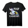 Lustiges Einhorn Regenbogen T-Shirt für Männer und Frauen – Perfekt für Partys, Regenbogenliebhaber und als buntes Kostüm