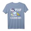 Lustiges Einhorn Regenbogen T-Shirt für Männer und Frauen – Perfekt für Partys, Regenbogenliebhaber und als buntes Kostüm