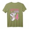 Kinder Birthday Girl - 4. Geburtstag Einhorn T-Shirt für Mädchen mit Regenbogen, ideales Geschenk und Party-Outfit