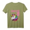 Kinder Fünf Jahre Einhorn Mädchen T-Shirt - Perfektes Geburtstagsgeschenk für 5-Jährige, die Einhörner und Ponys lieben