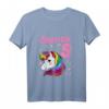 Kinder Fünf Jahre Einhorn Mädchen T-Shirt - Perfektes Geburtstagsgeschenk für 5-Jährige, die Einhörner und Ponys lieben