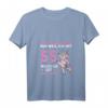 Damen Bitte Kein Neid 55. Geburtstag Einhorn Pole Dance T-Shirt mit V-Ausschnitt – Witziges Geschenk für Geburtstagsfeier und Party