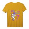 Kinder OMG Endlich 7 - Einhorn Geburtstags T-Shirt für Mädchen mit Regenbogen und Sternen, Perfekt für den 7. Geburtstag & Kinderparty