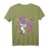 Kinder OMG Endlich 7 - Einhorn Geburtstags T-Shirt für Mädchen mit Regenbogen und Sternen, Perfekt für den 7. Geburtstag & Kinderparty