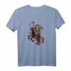 Sensenmann reitet Einhorn T-Shirt - Lustiges Fantasy Humor Shirt für Fans & Freunde