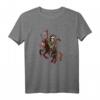 Sensenmann reitet Einhorn T-Shirt - Lustiges Fantasy Humor Shirt für Fans & Freunde