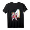 Kinder Ich bin schon 4. Geburtstag - Süßes Einhorn T-Shirt für Mädchen, ideales Geschenk für den 4. Geburtstag, Prinzessinnen- und Glitzer-Outfit