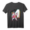 Kinder Ich bin schon 4. Geburtstag - Süßes Einhorn T-Shirt für Mädchen, ideales Geschenk für den 4. Geburtstag, Prinzessinnen- und Glitzer-Outfit