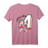 Kinder Ich bin schon 4. Geburtstag - Süßes Einhorn T-Shirt für Mädchen, ideales Geschenk für den 4. Geburtstag, Prinzessinnen- und Glitzer-Outfit