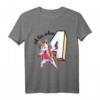 Kinder Ich bin schon 4. Geburtstag - Süßes Einhorn T-Shirt für Mädchen, ideales Geschenk für den 4. Geburtstag, Prinzessinnen- und Glitzer-Outfit