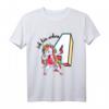 Kinder Ich bin schon 4. Geburtstag - Süßes Einhorn T-Shirt für Mädchen, ideales Geschenk für den 4. Geburtstag, Prinzessinnen- und Glitzer-Outfit
