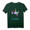 HapPanda buntes Einhorn Carlotta T-Shirt – Perfektes Geschenk für Mädchen, Damen und Einhorn-Liebhaberinnen