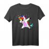 Dabbing Einhorn T-Shirt mit Regenbogen – Trendiges Party-Shirt für Einhornfans & tolles Geschenk für Geburtstage und Weihnachten