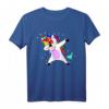 Dabbing Einhorn T-Shirt mit Regenbogen – Trendiges Party-Shirt für Einhornfans & tolles Geschenk für Geburtstage und Weihnachten
