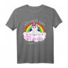 Ich Werde Eine Große Schwester Nochmal 2023 Einhorn T-Shirt – Perfektes Geschenk für werdende große Schwester