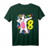 Mädchen 8. Geburtstag Dabbing Einhorn T-Shirt - Lustiges Geburtstagsoutfit & Geschenk für 8-Jährige Mädchen