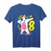 Mädchen 8. Geburtstag Dabbing Einhorn T-Shirt - Lustiges Geburtstagsoutfit & Geschenk für 8-Jährige Mädchen