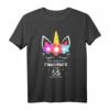 Cooles Einhorn T-Shirt zum Geburtstag 55 Jahre Frauen - Lustiges Party Shirt, Geschenk & Deko für Kinder, Mädchen & Jungen