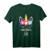 Cooles Einhorn T-Shirt zum Geburtstag 55 Jahre Frauen - Lustiges Party Shirt, Geschenk & Deko für Kinder, Mädchen & Jungen