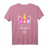Cooles Einhorn T-Shirt zum Geburtstag 55 Jahre Frauen - Lustiges Party Shirt, Geschenk & Deko für Kinder, Mädchen & Jungen
