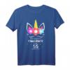 Cooles Einhorn T-Shirt zum Geburtstag 55 Jahre Frauen - Lustiges Party Shirt, Geschenk & Deko für Kinder, Mädchen & Jungen