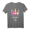 Cooles Einhorn T-Shirt zum Geburtstag 55 Jahre Frauen - Lustiges Party Shirt, Geschenk & Deko für Kinder, Mädchen & Jungen