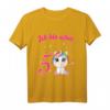 Kinder Ich bin schon fünf Einhorn Mädchen T-Shirt - Süßes Geburtstagsoutfit für kleine Prinzessinnen zum 5. Geburtstag