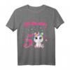 Kinder Ich bin schon fünf Einhorn Mädchen T-Shirt - Süßes Geburtstagsoutfit für kleine Prinzessinnen zum 5. Geburtstag