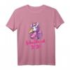 Kinder Lila Schulkind 2020 Mädchen Einhorn Einschulung T-Shirt – Buntes Geschenk für den ersten Schultag & Einhorn-Fans