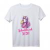 Kinder Lila Schulkind 2020 Mädchen Einhorn Einschulung T-Shirt – Buntes Geschenk für den ersten Schultag & Einhorn-Fans