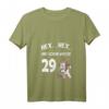 Damen Hex Hex schon wieder 29 + Geburtstag Frauen Einhorn T-Shirt mit V-Ausschnitt – Lustiges Geschenk zum 30. Geburtstag und Party-Outfit