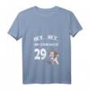 Damen Hex Hex schon wieder 29 + Geburtstag Frauen Einhorn T-Shirt mit V-Ausschnitt – Lustiges Geschenk zum 30. Geburtstag und Party-Outfit