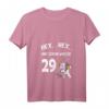 Damen Hex Hex schon wieder 29 + Geburtstag Frauen Einhorn T-Shirt mit V-Ausschnitt – Lustiges Geschenk zum 30. Geburtstag und Party-Outfit