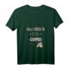 Damen All I NEED IS YOGA COFFEE AND MY EINHORN V-Ausschnitt T-Shirt – Perfektes Geschenk für Yoga-, Kaffee- und Einhorn-Fans