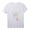 Damen All I NEED IS YOGA COFFEE AND MY EINHORN V-Ausschnitt T-Shirt – Perfektes Geschenk für Yoga-, Kaffee- und Einhorn-Fans