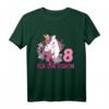 Kinder 8. Geburtstag Mädchen Pferd & Einhorn T-Shirt - Perfekt für Pferde- und Einhornliebhaberinnen bei Geburtstagsfeiern