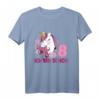 Kinder 8. Geburtstag Mädchen Pferd & Einhorn T-Shirt - Perfekt für Pferde- und Einhornliebhaberinnen bei Geburtstagsfeiern