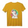 Weinhorn Einhorn JGA Party T-Shirt für Frauen – Wein Königinnen Motiv, Braut & Freundinnen, Buntes Feier-Shirt für Junggesellinnenabschied & Geburtstag