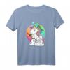 Weinhorn Einhorn JGA Party T-Shirt für Frauen – Wein Königinnen Motiv, Braut & Freundinnen, Buntes Feier-Shirt für Junggesellinnenabschied & Geburtstag