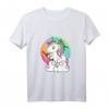 Weinhorn Einhorn JGA Party T-Shirt für Frauen – Wein Königinnen Motiv, Braut & Freundinnen, Buntes Feier-Shirt für Junggesellinnenabschied & Geburtstag